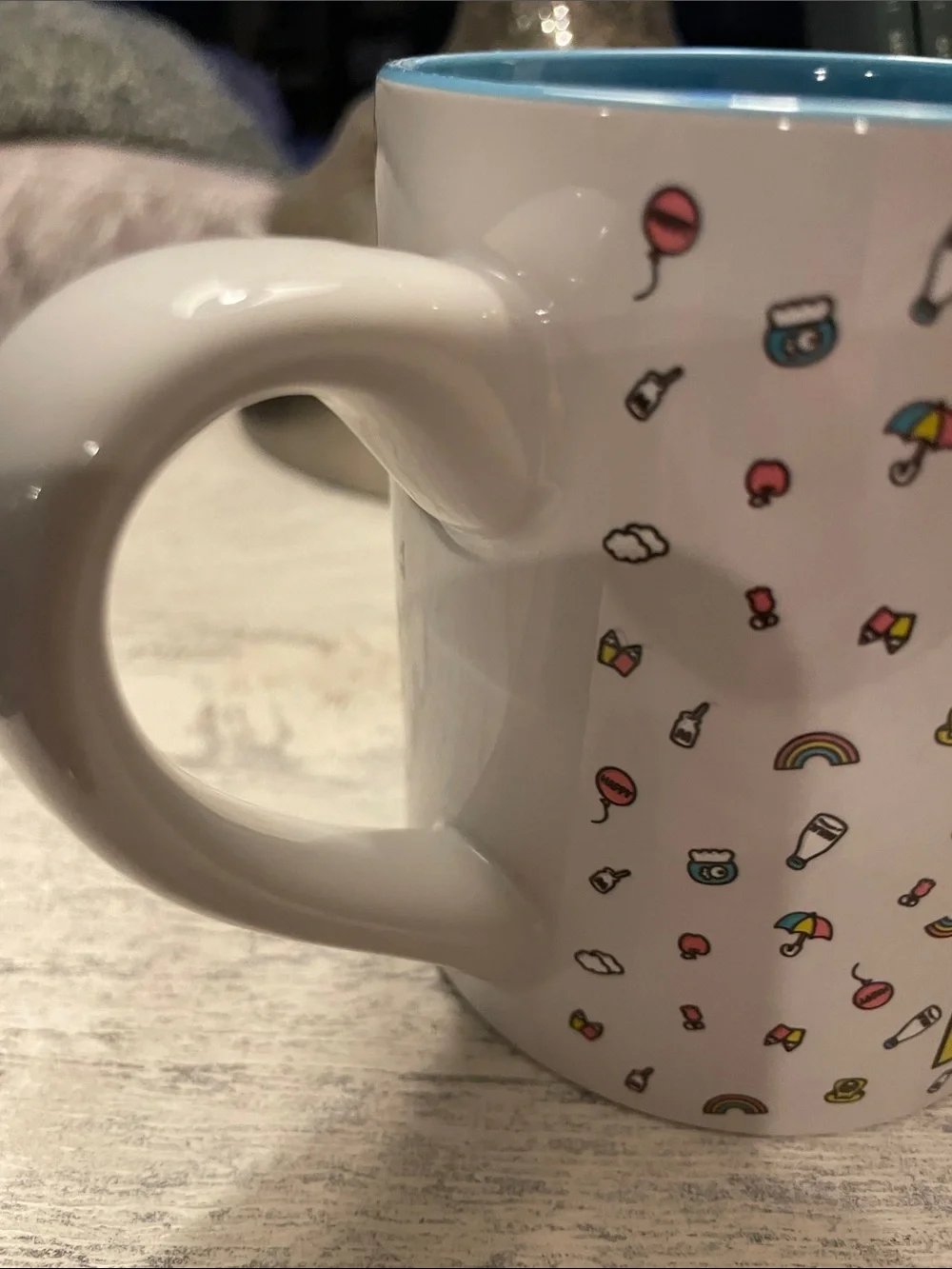Sanrio Glitter Hello Kitty Rainbow Mug